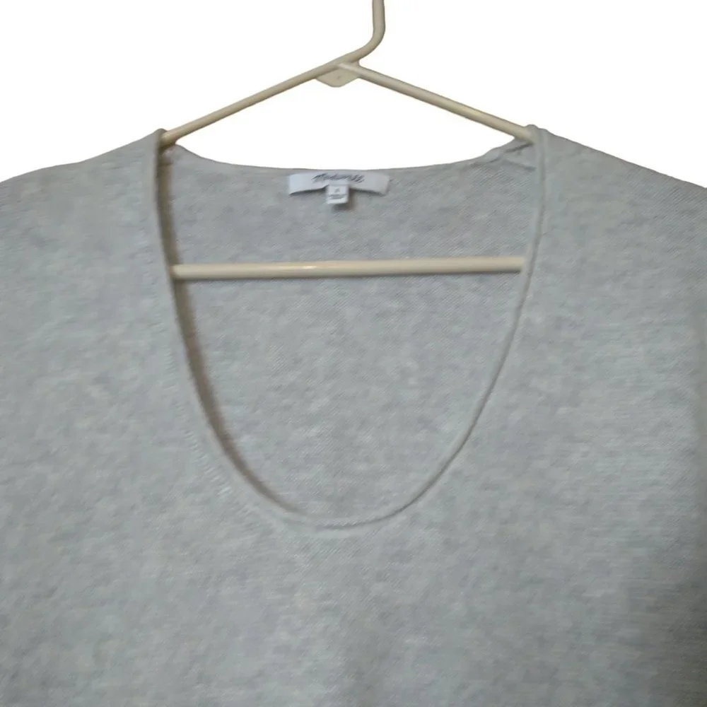 Madewell Small Long Sleeve Wool Blend Sweater Pullover Preppy Minimalist Casual - Picture 2 of 5